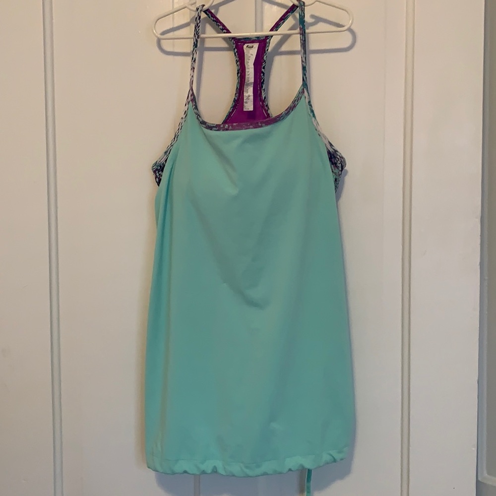 fabletics tank with built in bra